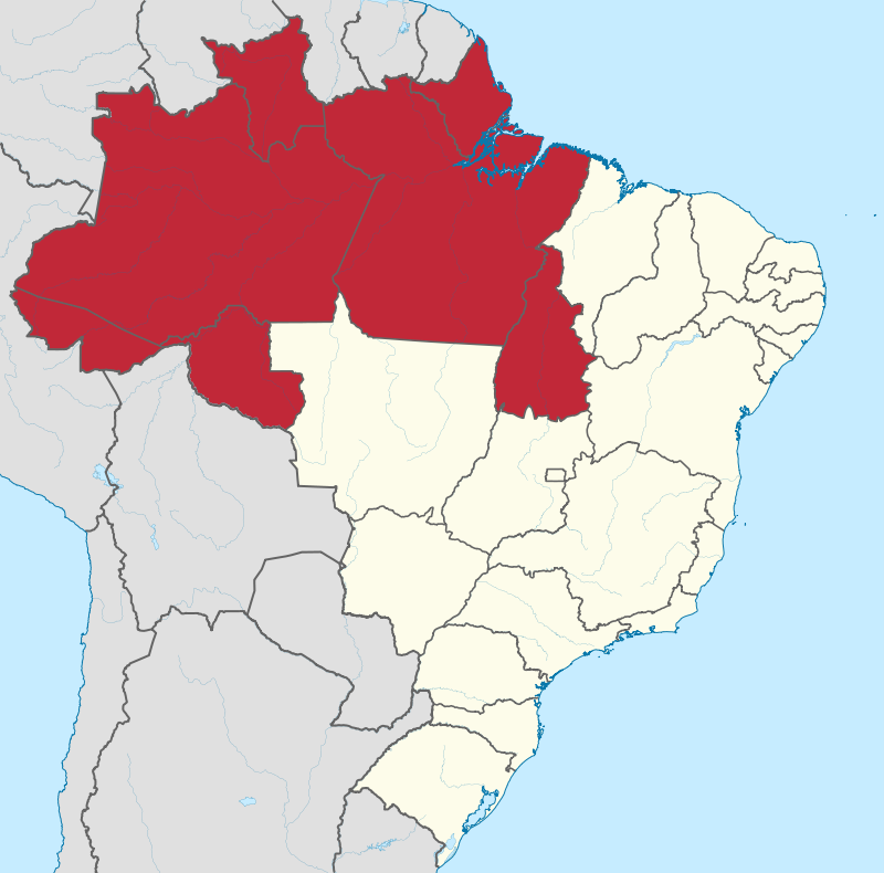 Região norte do Brasil